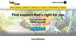 Desktop Screenshot of helpandcare.org.uk